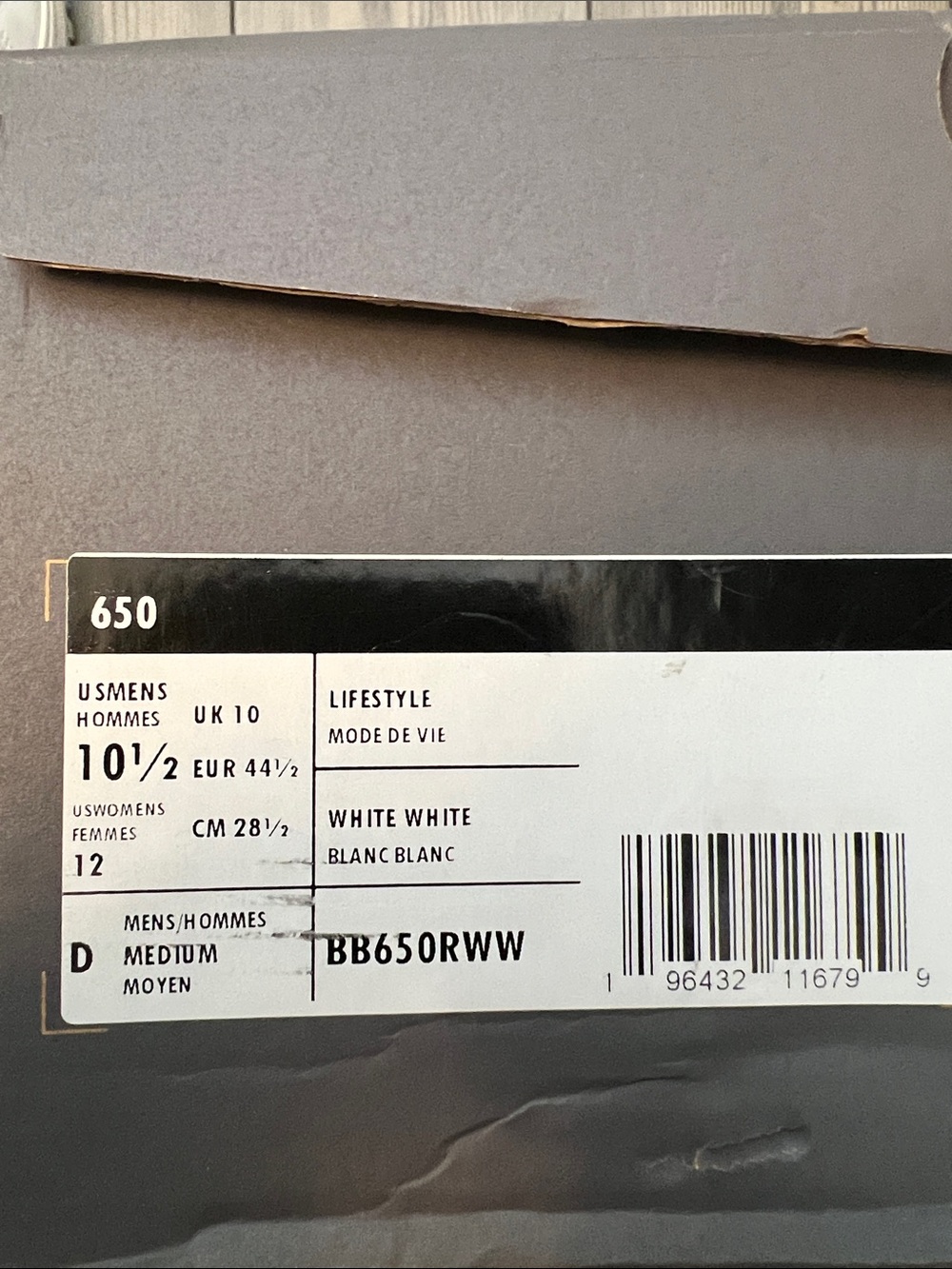 New Balance 650 - Picture 6 of 6